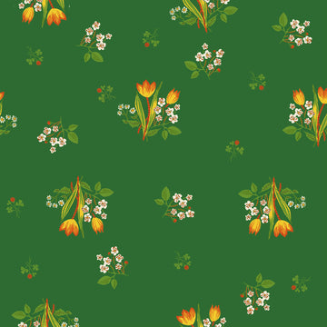 Kinder Spring Blooms Green