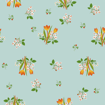 Kinder Spring Blooms Pale Blue