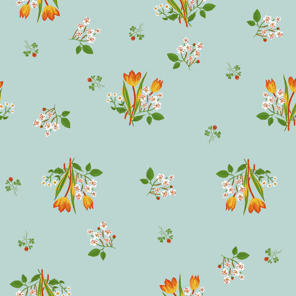 Kinder Spring Blooms Pale Blue