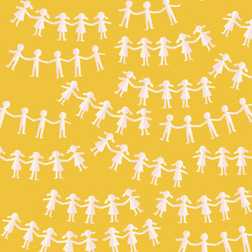 Kinder Paper Dolls Yellow