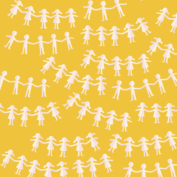 Kinder Paper Dolls Yellow