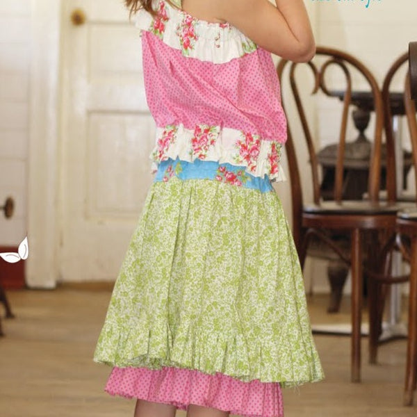 Hope Joy Bubble Top Twirl Skort for Sew Sensible