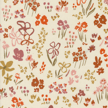 Things Above Main Floral in Eggshell by Fancy That Design House 45612-11