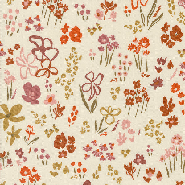 Things Above Main Floral in Eggshell by Fancy That Design House 45612-11