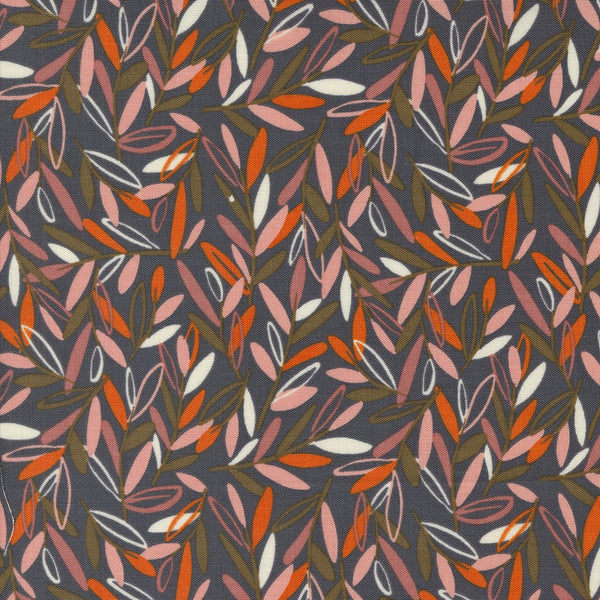 Things Above Leafscape in Flint by Fancy That Design House for Moda Fabrics 45613-22
