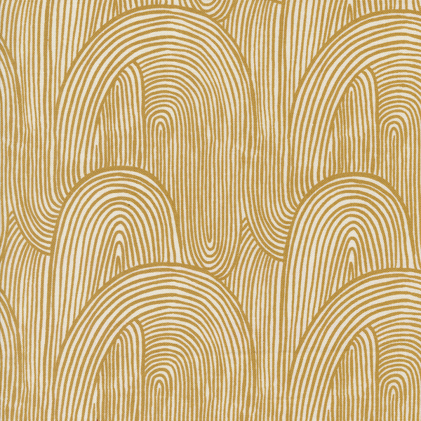 Things Above Wavy Whirl in Harvest Gold by Fancy That Design House for Moda Fabrics 45614-18