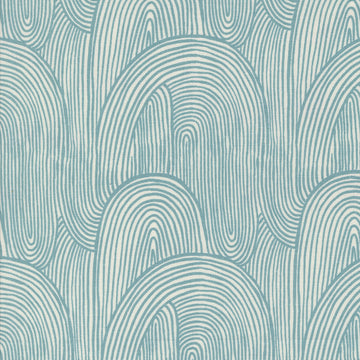 Things Above Wavy Whirl in Teal by Fancy That Design House for Moda Fabrics 45614-25