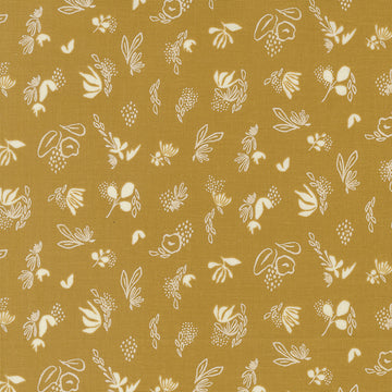 Things Above Floral Sprinkles in Harvest Gold by Fancy That Design House for Moda Fabrics 45616-18