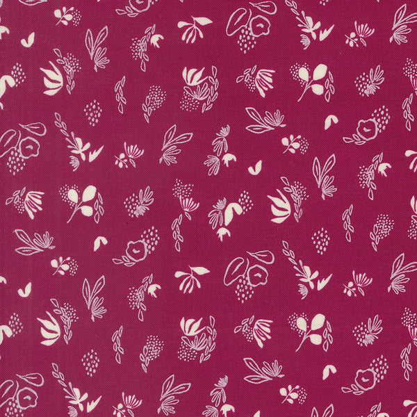 Things Above Floral Sprinkles in Pomegranate by Fancy That Design House for Moda Fabrics 45616-19