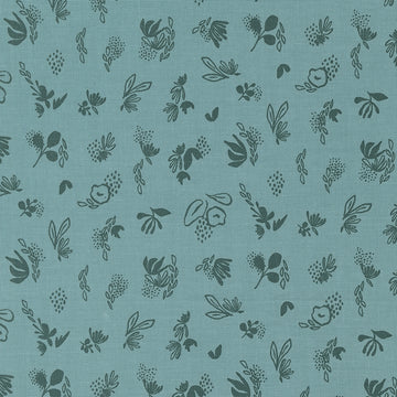 Things Above Floral Sprinkles in Teal by Fancy That Design House for Moda Fabrics 45616-25