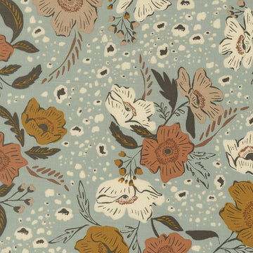 Wellspring Main Floral in Storm by Fancy That Design House for Moda Fabrics 45670-16