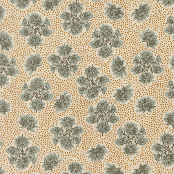 Wellspring Blossom Clusters in Storm by Fancy That Design House for Moda Fabrics 45672-26