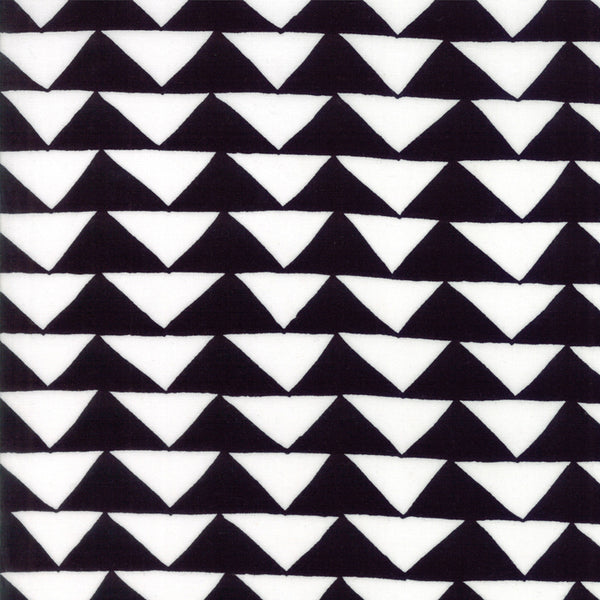 Thicket Triangles in Black and White by Gingiber for Moda Fabrics 48201-11-RM