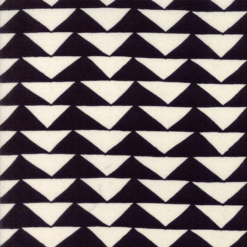Thicket Triangles in Black and Natural by Gingiber for Moda Fabrics 48201-12