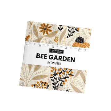 Bee Garden 5" x 5" squares by Gingiber
