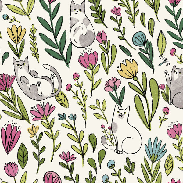 Catnip Flower Cats White