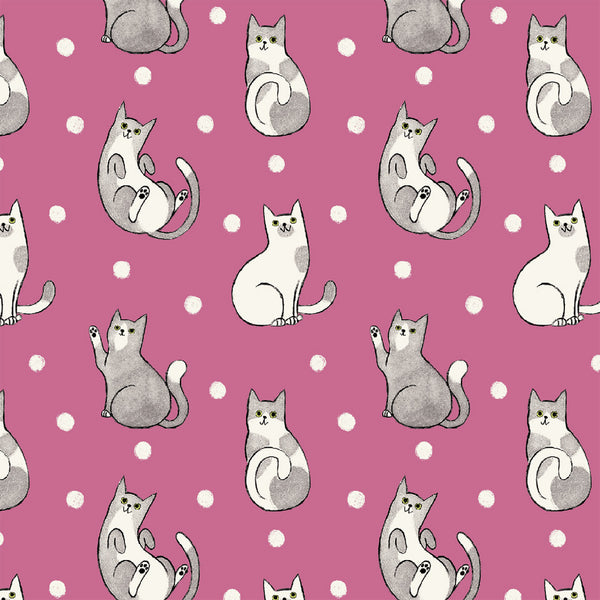 Catnip Happy Cats Fuchsia