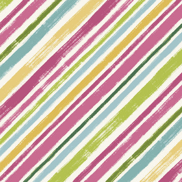 Catnip Diagonal Stripe Fuchsia