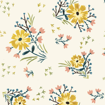 Bungalow Large Floral White