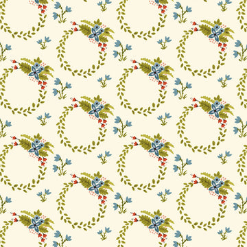 Bungalow Wreath White