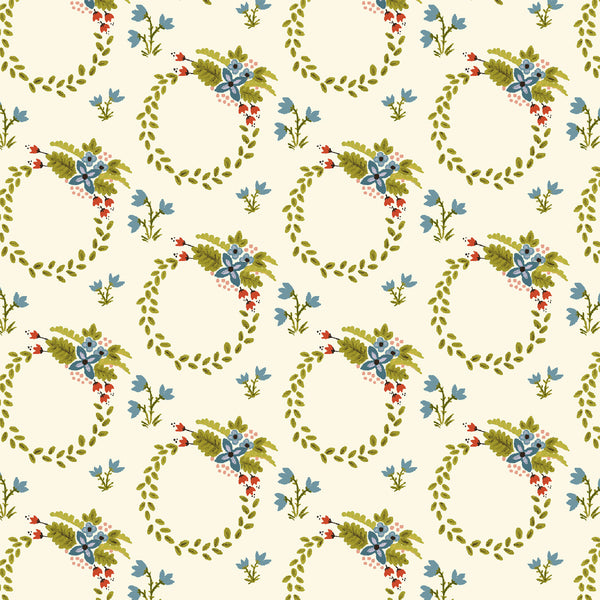 Bungalow Wreath White