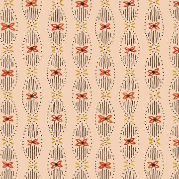 Bungalow Wallpaper Peach