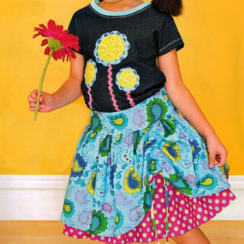 Julia Twirl Skirt Sewing Pattern by Patty Young for Modkid