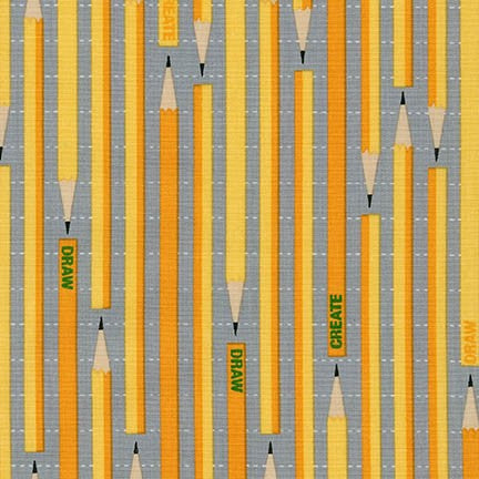 Design Basics Drawing Pencils by Cynthia Frenette for Robert Kaufman