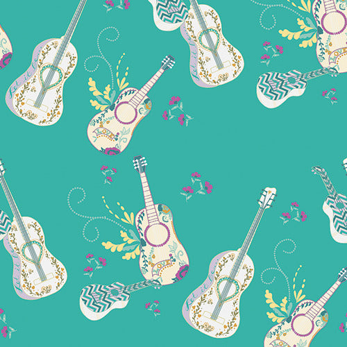 Anna Elise Let It be Breeze in Moonflower Lady by Bari J for Art Gallery Fabrics