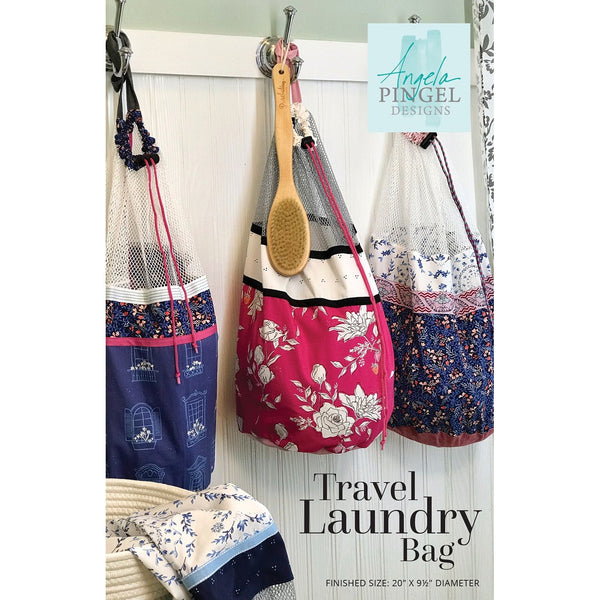 Travel Laundry Bag Sewing Pattern by Angela Pingel APTLB111