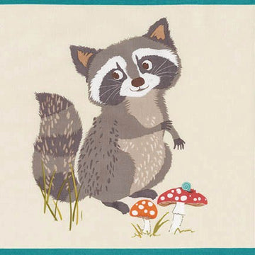 Forest Fellows 24 inch Panel in Nature by Sea Urchin Studio for Robert Kaufman Fabrics AUI-15230-268-NATURE