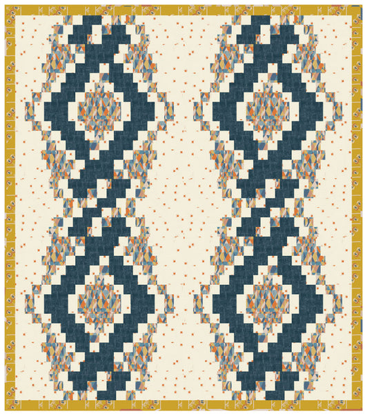 Basketry Quilt Kit from Artisan Collection by Pat Bravo for Art Gallery Fabrics