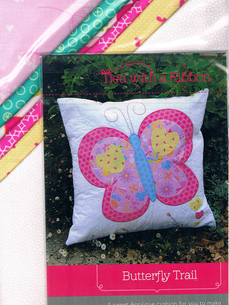 Butterfly Trail Quilted Pillow Sham Kit