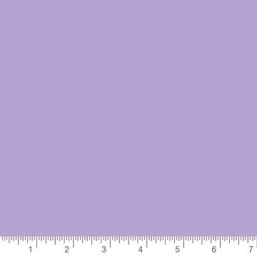 Lilac Basic Solid by Riley Blake, solid quilting cotton with a ruler for scale
