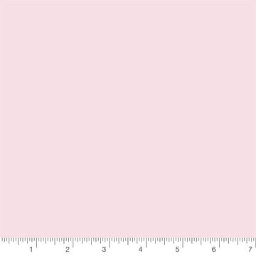 Petal Pink Confetti Cotton solid by Riley Blake Designs, solid quilting cotton with a ruler for scale