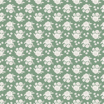 Bloomberry Petite Flowers in Green by Minki Kim C14602-GREEN