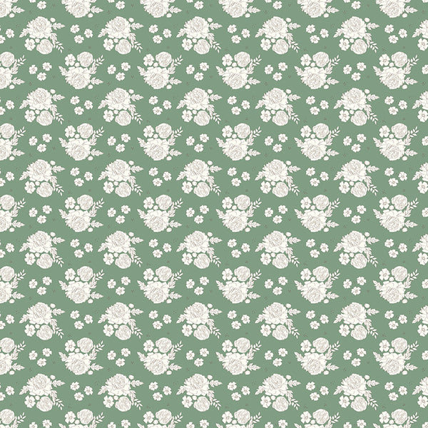 Bloomberry Petite Flowers in Green by Minki Kim C14602-GREEN