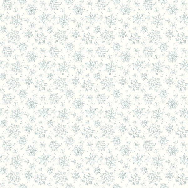 Magical Winterland Snowflake in Snow by Lisa Audit C14944-SNOW