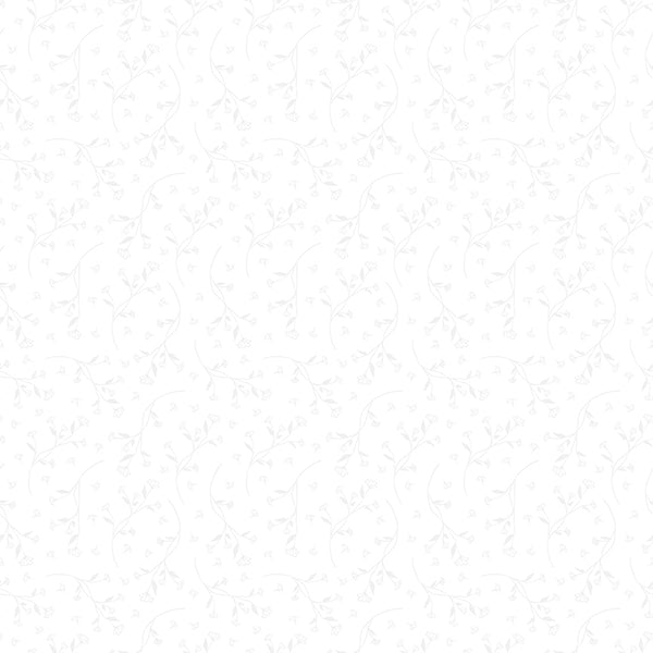 Melody Vines White-on-White by Beverly McCullough