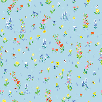 100 Aker Woods Meadow in Sky by Jill Howarth C15172-SKY