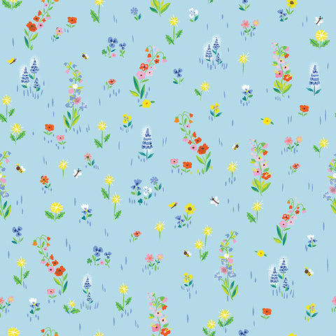 100 Aker Woods Meadow in Sky by Jill Howarth C15172-SKY