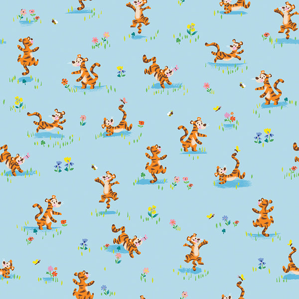 100 Aker Woods Tigger Bounce in Sky by Jill Howarth C15173-SKY