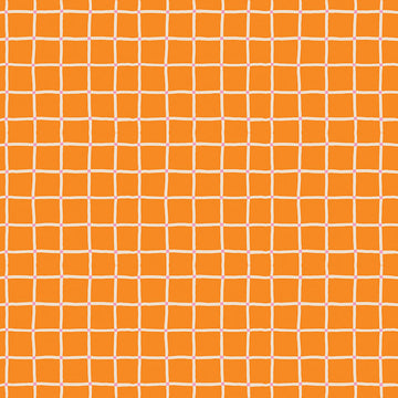 100 Aker Woods Picnic Plaid in Orange by Jill Howarth