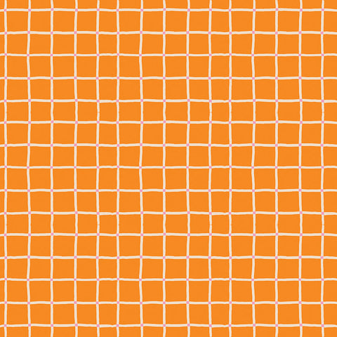 100 Aker Woods Picnic Plaid in Orange by Jill Howarth