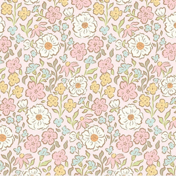 Little Posies Main in Pink by Cayla Naylor for Riley Blake Designs C18320-PINK