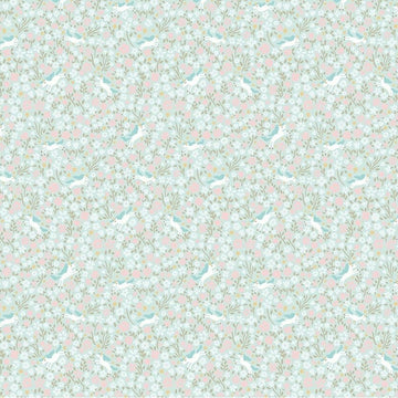 Little Posies Unicorns in Aqua by Cayla Naylor for Riley Blake Designs C18325-AQUA