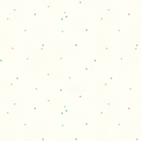 Dainty Daisy Dainty Daisy in Cloud Vintage Pastel by Beverly McCullough C700-Pastel