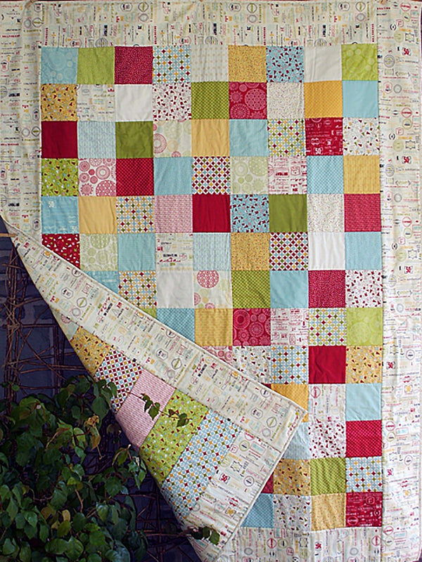 Quilting As You Go, Like Magic Quilt Pattern by Luanne Corts CLPLCR003