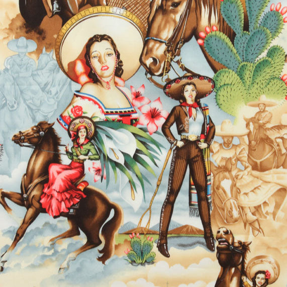 Charras Cowgirls in bright from Folklorico Collection