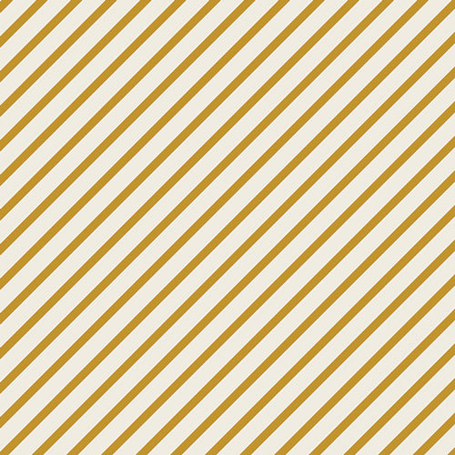 Fantasia Monokeros Stripe Ocre by Art Gallery Fabrics FAN-4073